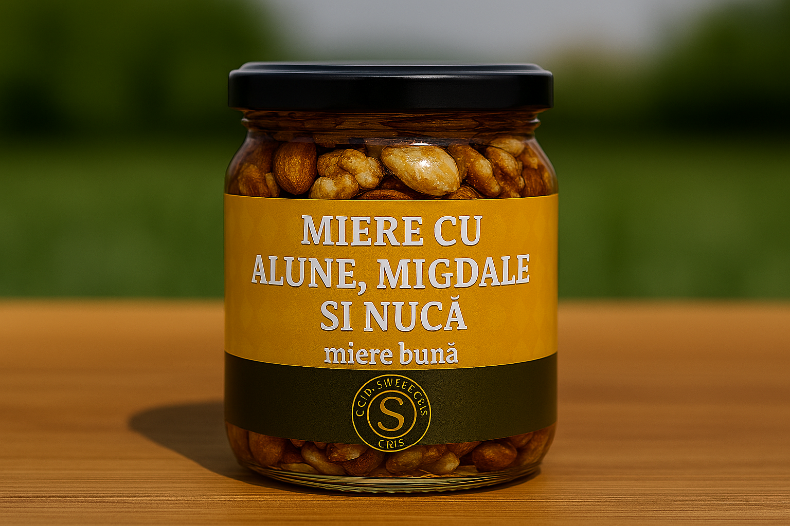 Miere cu Alune, Migdale și Nucă
